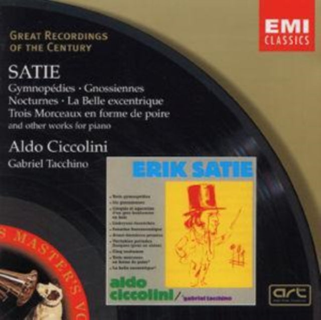 This CD is brand new.Format: CDMusic Style: ModernThis item's title is: Satie: Works For PianoArtist: Aldo CiccoliniLabel: EMI ClassicsBarcode: 724356723924Release Date: 8/28/2015