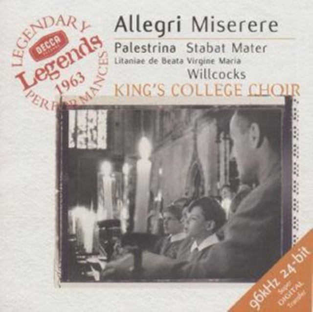 Allegri: Miserere / Palestrina: Stabat Mater