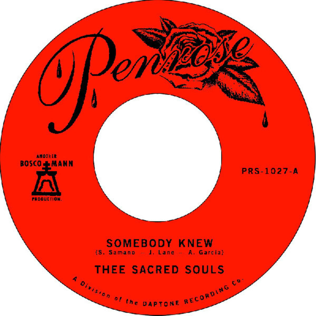 Somebody Knew B/W We Don't Have To Be Alone