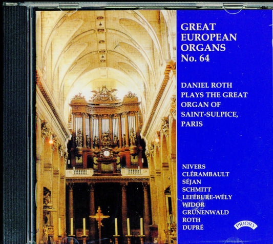 This CD is brand new.Format: CDMusic Style: BaroqueThis item's title is: Great European Organs No 64 Saint SulpliArtist:  Daniel RothBarcode: 5028612207674Release Date: 5/11/2018