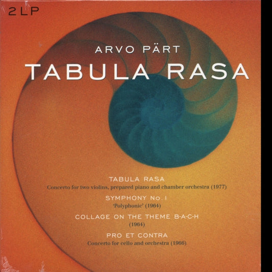 This LP Vinyl is brand new.Format: LP VinylMusic Style: ModernThis item's title is: Part: Tabula Rasa (180G)Artist: Congress OrchestraLabel: Vinyl PassionBarcode: 8712177059911Release Date: 4/5/2012